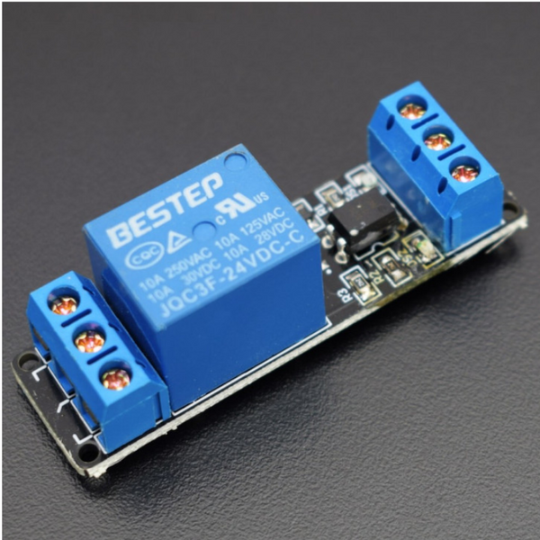 Relay Accessories 1 Channel 24V Relay Module For Arduino Silk Blue