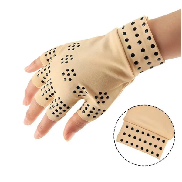 1 Pair Magnetic Fingerless Gloves Anti Arthritis Compression Therapy Joints Gloves & Mittens