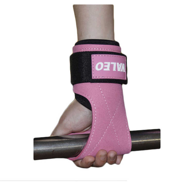 Gloves Straps & Hooks Elosung 1 Pair Pink Durable Gym Palm Guard With Ultra Fiber Leather For Heavy Lifting Wrist Support Straps Pull Ups And Deadlift