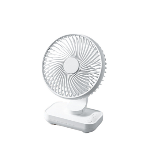 White Mini Fan Compact Quiet And Rechargeable For Personal Cooling Portable Fans