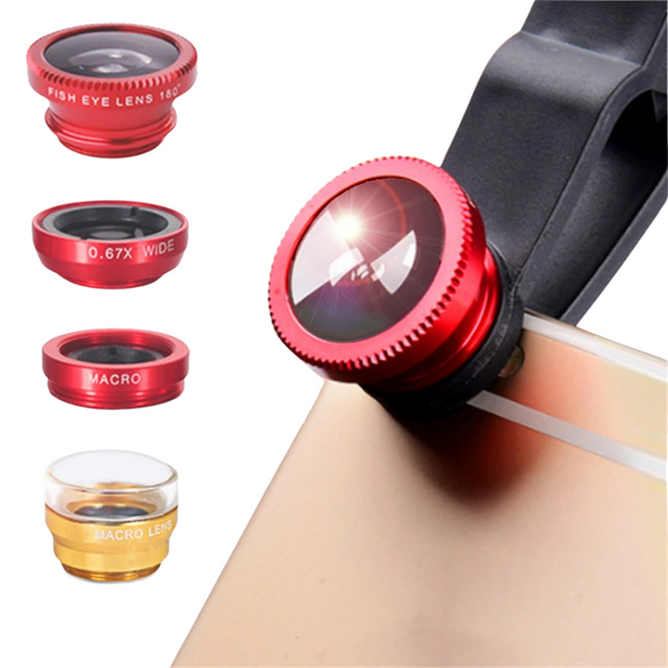Phone Lens Fisheye 0.67X Wide Angle Zoom Camera Kit For Photography Enthusiasts Other Mobile Accessories