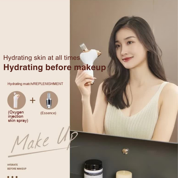 Elosung White Oxygen Injector For Face Hydration And Skin Rejuvenation 40Ml Usb Rechargeable Atomizer Anti Aging Products