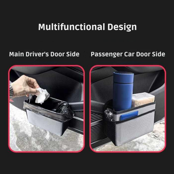 Elosung Red Upgraded Waterproof Car Storage Bag Multi Position Hanging Organizer Car Organisers