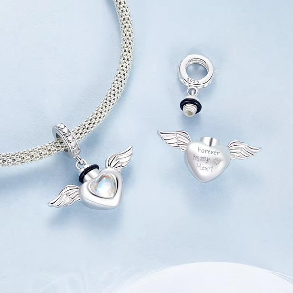 Veile Studios Bamoer Custom 2024 Jewelry Sterling Silver Pet Memorial Charm Pendant Heart Necklaces & Pendants