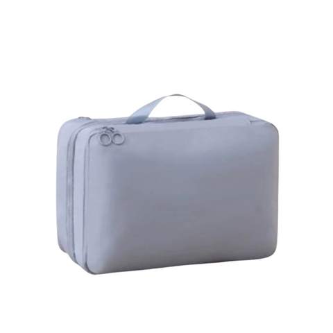 Blue Multifunctional Compact Travel Organizer Bag Stores 6 8 Essentials For Easy Access Packing Organisers