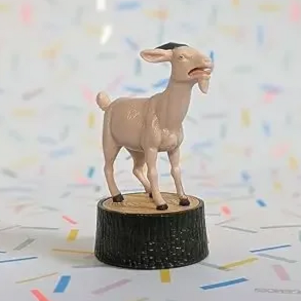 Screaming Goat Figurine Fun Statue With Sound Figurines