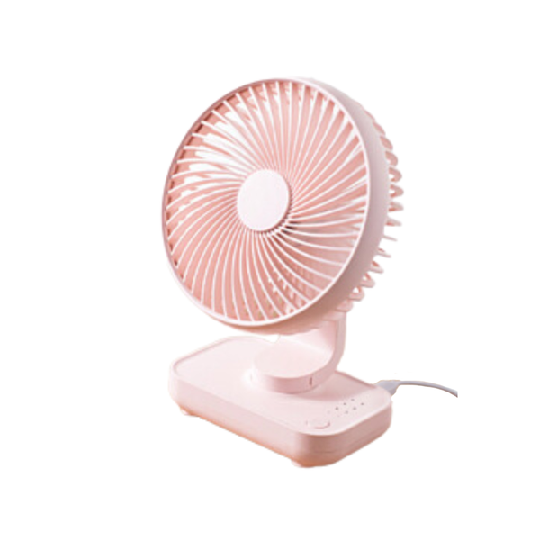 Pink Mini Fan Compact Quiet And Rechargeable For Personal Cooling Portable Fans