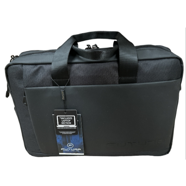 Futura 15" Laptop Computer Bag Travel Work Messenger W/Usb Port Black Laptop Cases & Bags