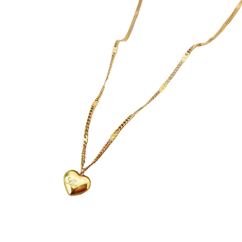 Fashion Jewelry Necklace For Women Vintage Simple Love Heart Pendant Party Gift Necklaces & Pendants