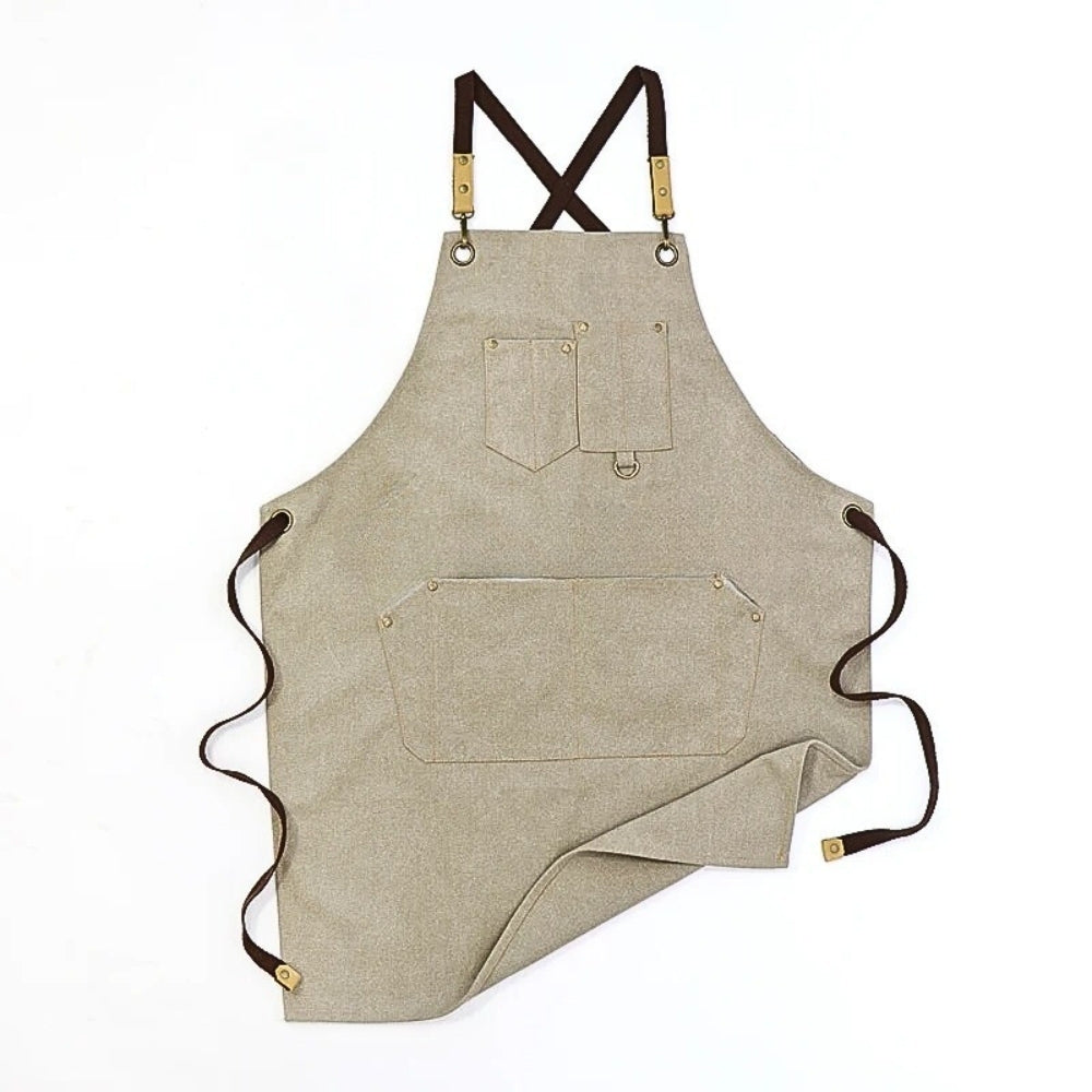 Work Apron 16 Oz Grey Washed Thickening Canvas For Salon Spa Supplies Salon & Spa Supplies