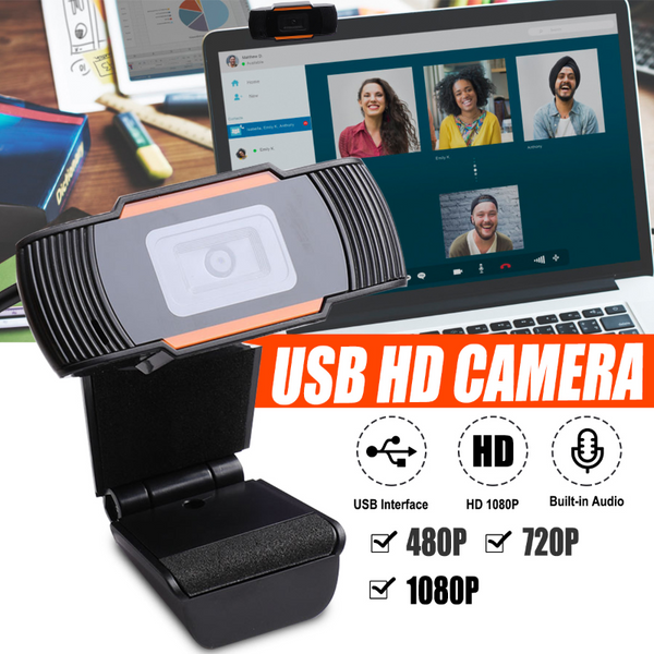 1080P Auto Focusing Webcam With Microphone For Pc Laptop