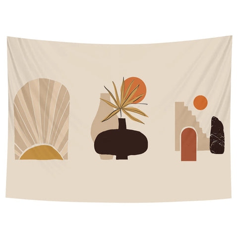 Tapestry Abstract Painting 230X150cm Psychedelic Scene Art Bohemian Decorative Sheet Tapestries