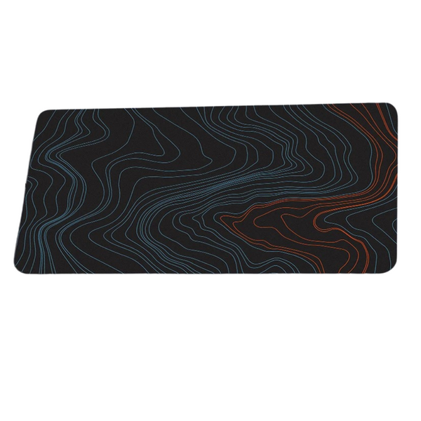 Mouse Pad Metal Black Minimalist Desk Gaming Laptop Desk Mats