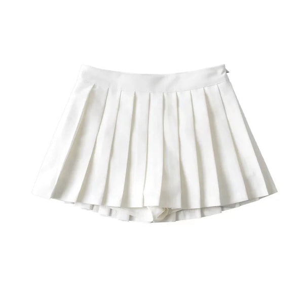 Skirts Girls Pleated Skirt Women's Summer Short Korean Style High Waist A Line