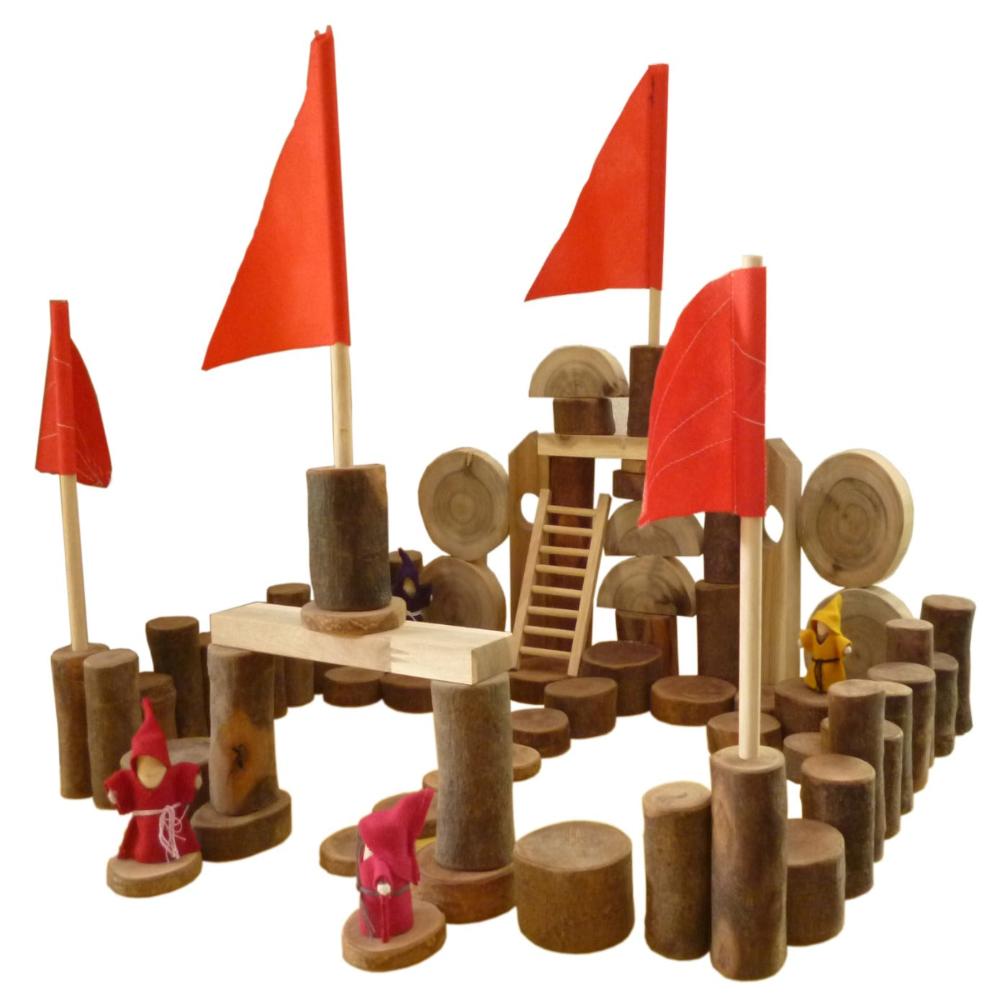 Tree Castle Blocks 75 Piece Building Toys Sets & Packs