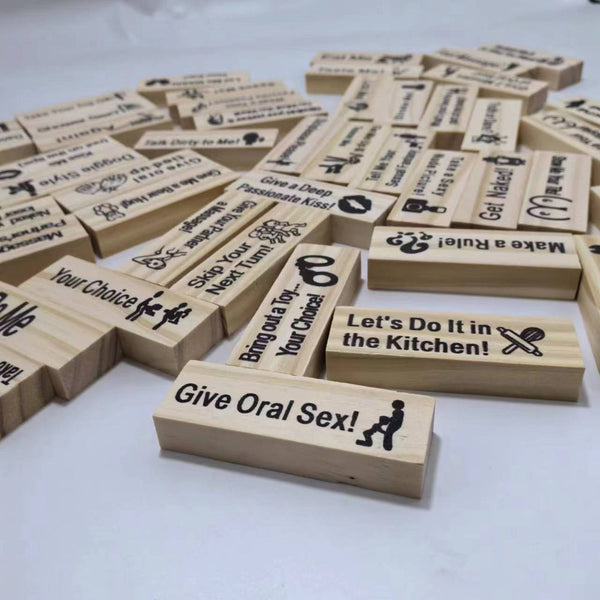 Couple Dating Building Block Tower Jenga Game Toy For Couples Friends Board Games