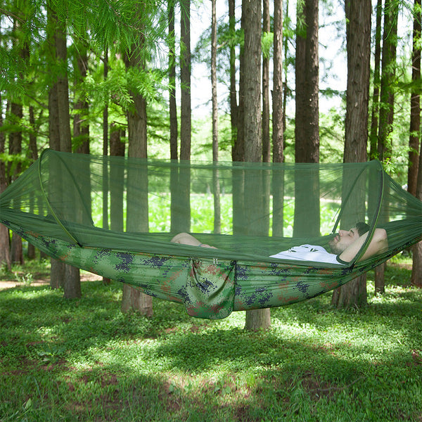 Fully Automatic Quick Opening Hammock With Mosquito Net Hammocks