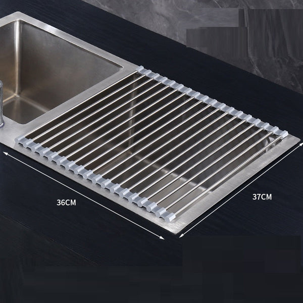 Multifunctional Foldable Kitchen Sink Rack Dish Drainer Household Pot Mat Organizer Sink Organisers