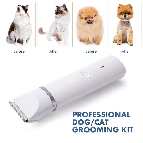 Dog Grooming 4 Inch 1 Pet Hair Clipper With Blades Grooming Machine Trimmer And Nail Grinder