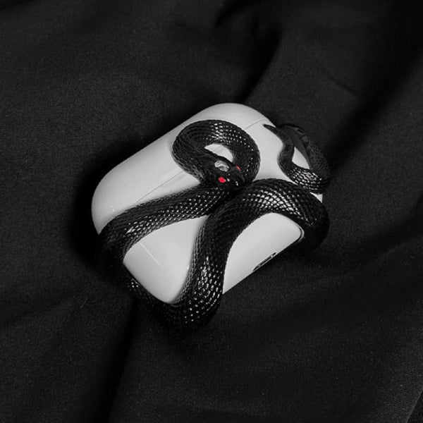 Creative Horrible Snake Wireless Earphone Case For Airpods Pro Halloween Cover Earbud Cases