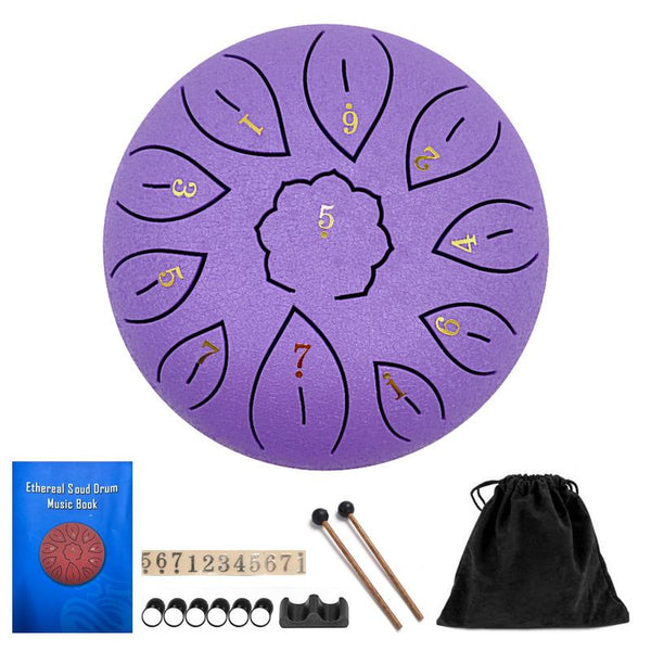 11 Tone 6 Inch C Steel Tongue Drum Percussion Musical Instruments Steel Drums