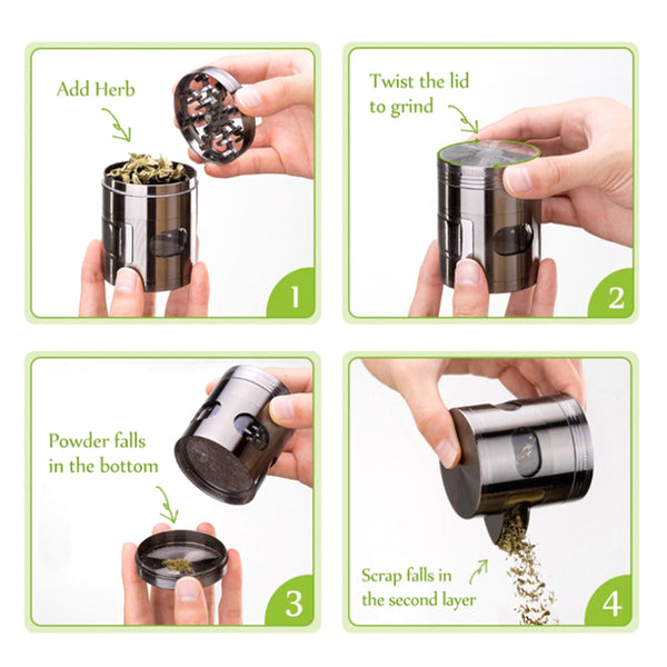 Choppers Multifunctional Metal Herb Grinder Crusher Kitchen Tools