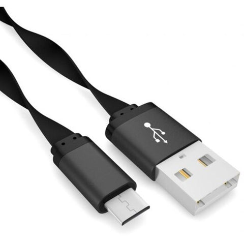 1M Quick Charging Micro Usb Data Cable Black