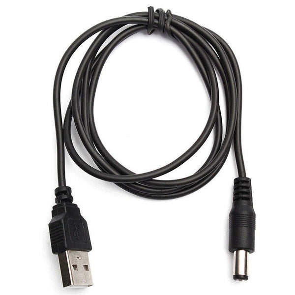 1M Usb Port To 5.5 X 2.1Mm 5V Dc Barrel Jack Power Cable Connector Cables & Adapters