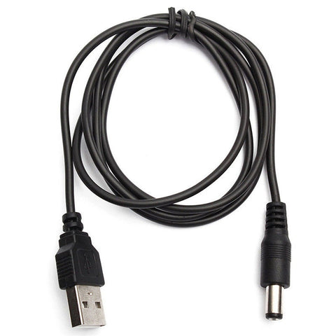 1M Usb Port To 5.5 X 2.1Mm 5V Dc Barrel Jack Power Cable Connector Cables & Adapters