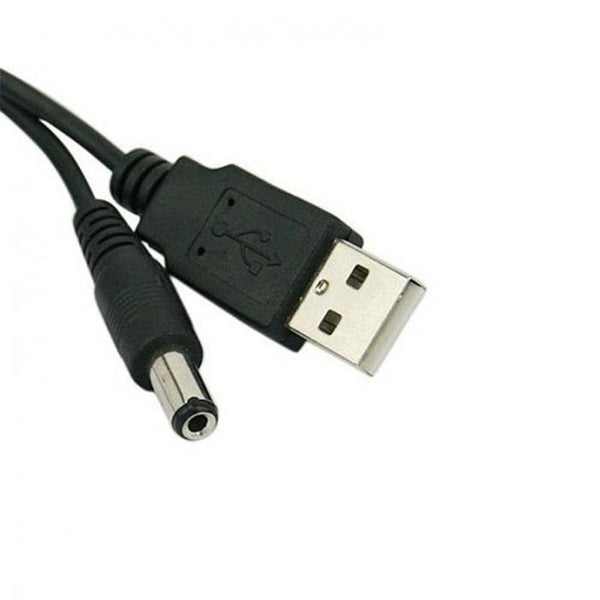 1M Usb Port To 5.5 X 2.1Mm 5V Dc Barrel Jack Power Cable Connector Cables & Adapters