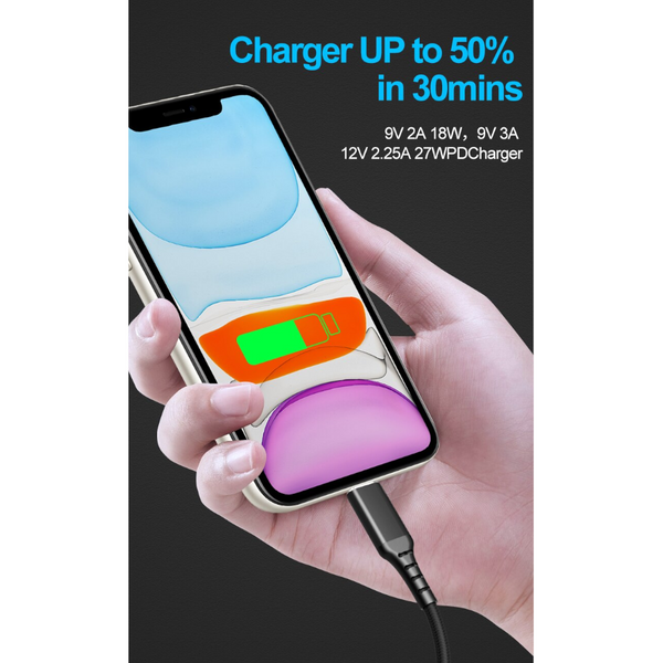 1M Transmission And Charging Ios Full Range Compatible With 18W Pd Fast Cable For Apple Iphone12 Mobile Phone
