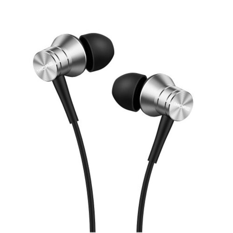 1More E1009 Piston Fit In Ear Headphones Blue Silver Headsets