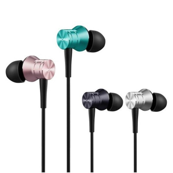 1More E1009 Piston Fit In Ear Headphones Blue Silver Headsets