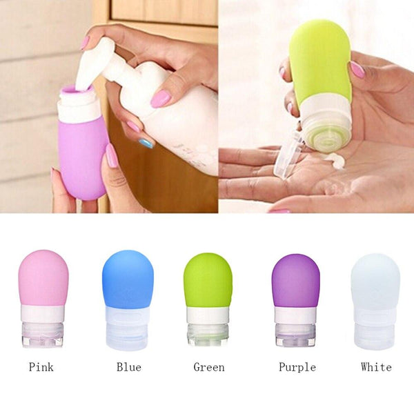 Silicone Travel Bottle Reusable Toiletries Bottles Travel Bottles & Containers