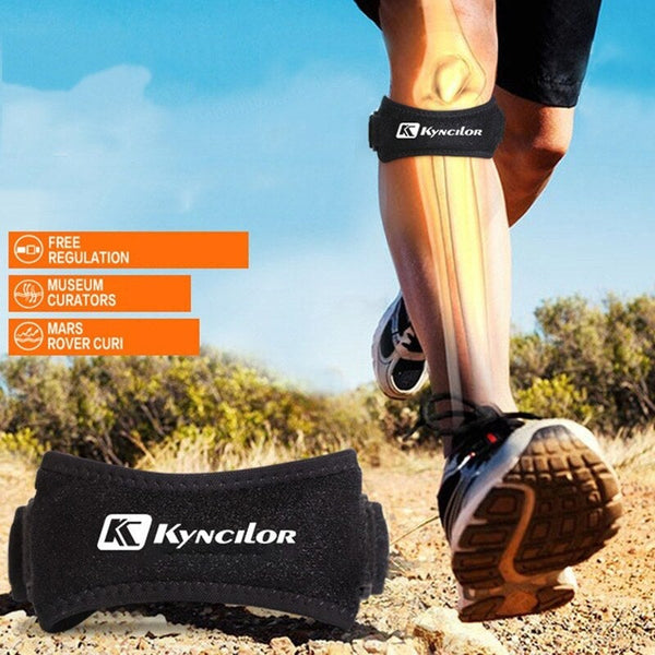 Knee Patellar Tendon Support Strap Band Brace Pads For Outdoor Sport Black Orthotics Braces & Sleeves