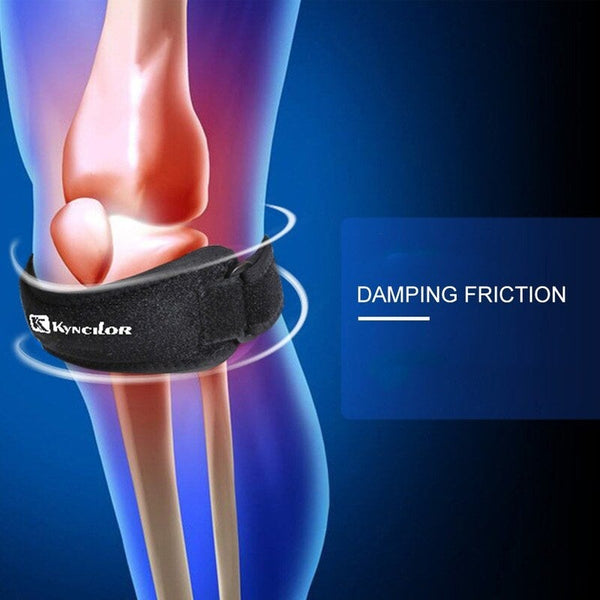 Knee Patellar Tendon Support Strap Band Brace Pads For Outdoor Sport Black Orthotics Braces & Sleeves