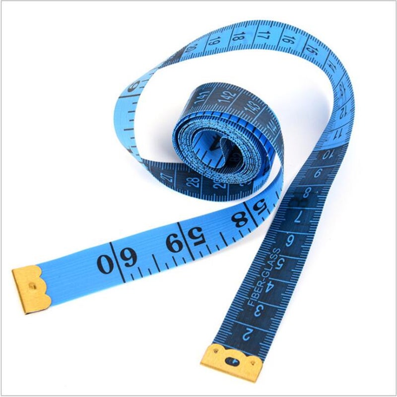 Flat 150Cm/60In Body Measuring Ruler Sewing Tailor Tape Measure Soft Meter (Random) Measuring Tapes