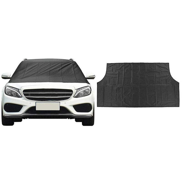 Car Sun Shades 2Pcs Magnetic Windscreen Sunshade Covers Windshield Frost Ice Snow Protector Exterior Sun Visors