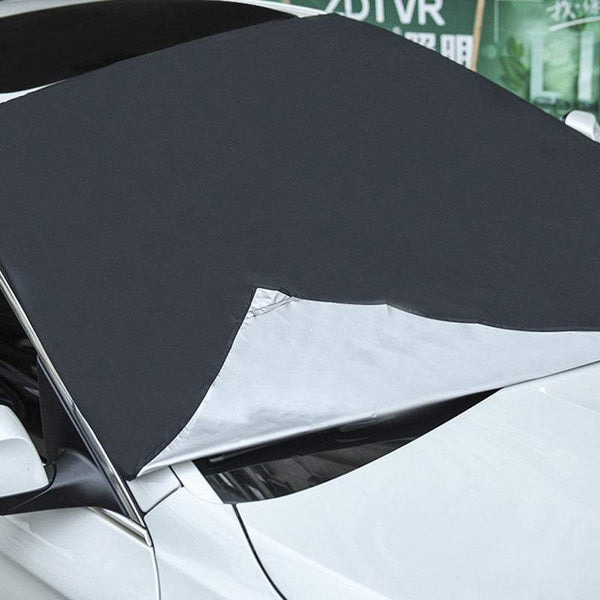 Car Sun Shades 2Pcs Magnetic Windscreen Sunshade Covers Windshield Frost Ice Snow Protector Exterior Sun Visors