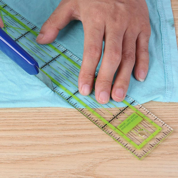 5X30cm Double Color Ruler Patchwork Feet Tailor Yardstick Cutting Quilting Diy Sewing Tools Stationery Drawing Quilting Tools & Equipment