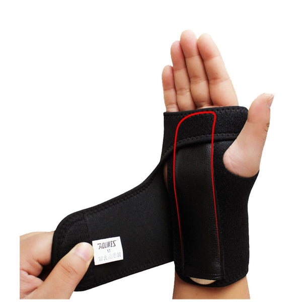 Adjust Wristband Steel Brace Support Finger Splint Carpal Tunnel Syndrome Orthotics Braces & Sleeves