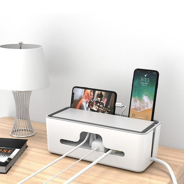Cable Charger Wire Management Power Strip Socket Organizer Storage Box Storage Boxes