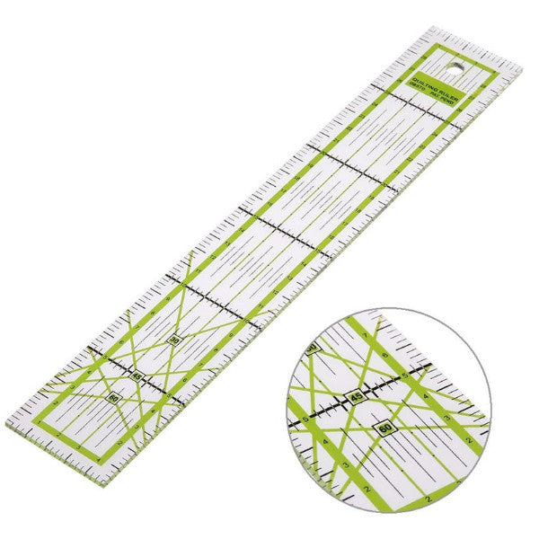 5X30cm Double Color Ruler Patchwork Feet Tailor Yardstick Cutting Quilting Diy Sewing Tools Stationery Drawing Quilting Tools & Equipment