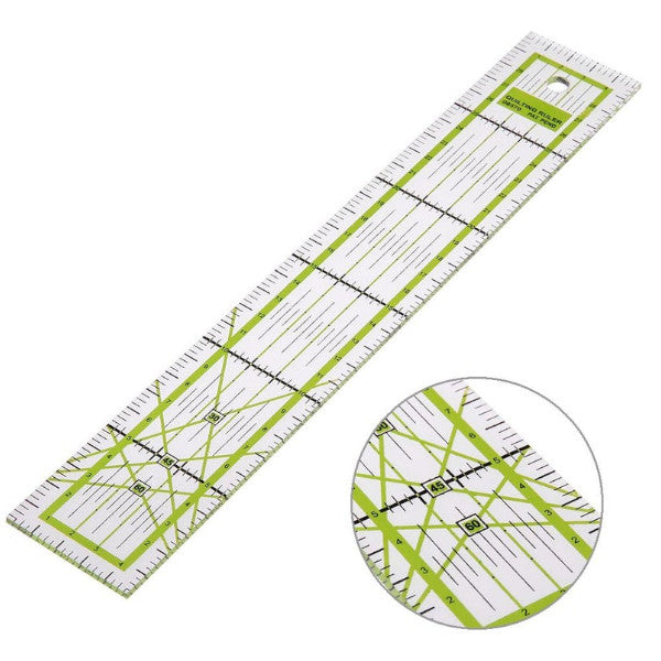5X30cm Double Color Ruler Patchwork Feet Tailor Yardstick Cutting Quilting Diy Sewing Tools Stationery Drawing