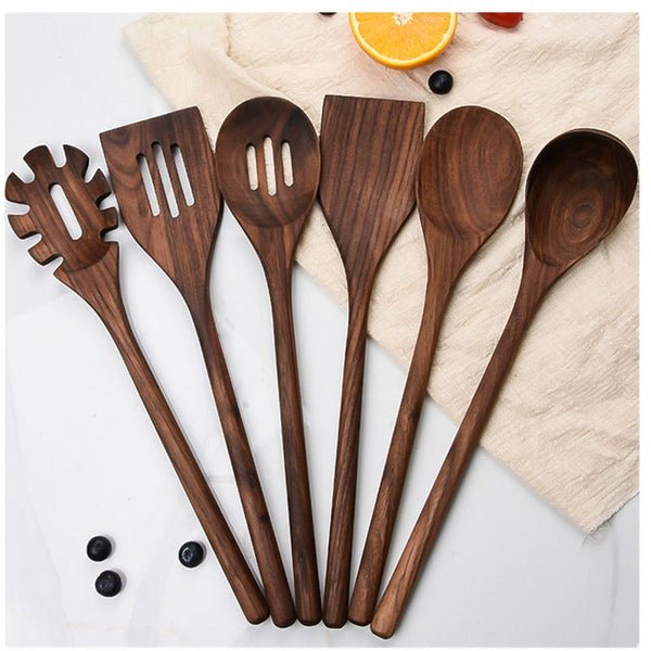 Home Wood Spatula Spoon Shovel Cooking Utensils