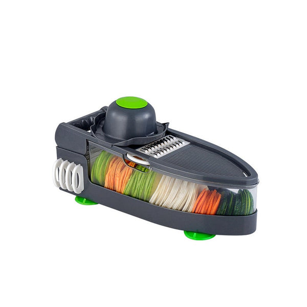 Multifunctional Vegetable Cutter Mandoline Slicer Potato Peeler Carrot Cheese Grater Kitchen Accessories Black Peelers & Slicers