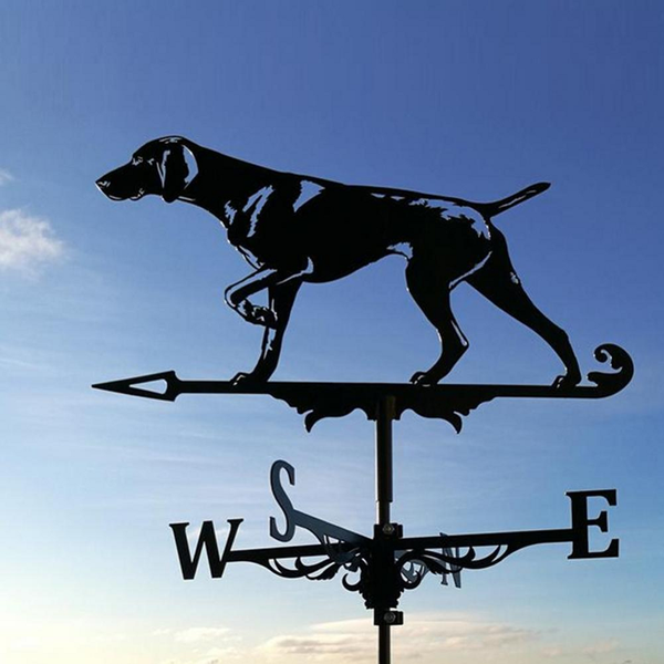 Metal Stake Easy Installation Practical Animal Shape Wind Sign Weathervane Weather Vanes