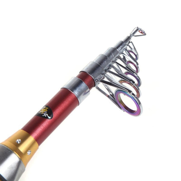 Rods & Poles 2.1M 6.89Ft Portable Telescope Fishing Rod Travel Spinning Pole