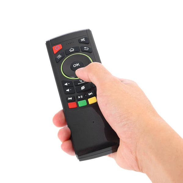 2.4G Air Mouse Wireless Keyboard Remote Control 6 Axis Sensor With Infrared Learning For Mini Pc Smart Tv Android Box Black Keyboards & Keypads