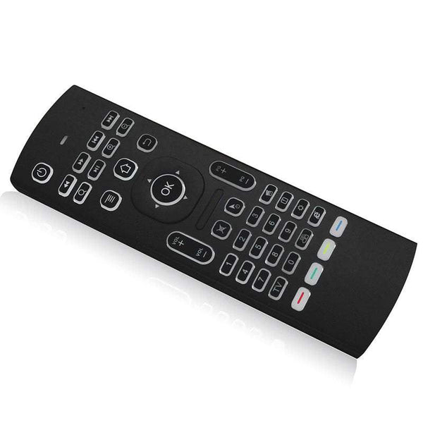 Tv 2.4G Backlit Air Mouse Wireless Keyboard Mini Pc Smart Android Box Projector 6 Axis Somatosensory Motion Sensing Game Infrared Learning Button Remo